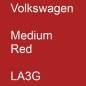 Preview: Volkswagen, Medium Red, LA3G.